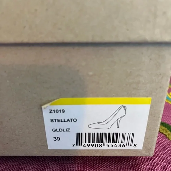 Zadig & Voltaire Gold Shoes Size 39 Women’s 9 - Picture 13 of 13